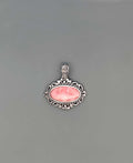 Sterling Silver Rhodochrosite Pendant - Charms & Pendants