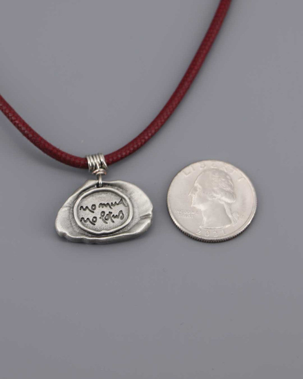 Thich Nhat Hanh No Mud No Lotus Pendant Necklace - Necklaces