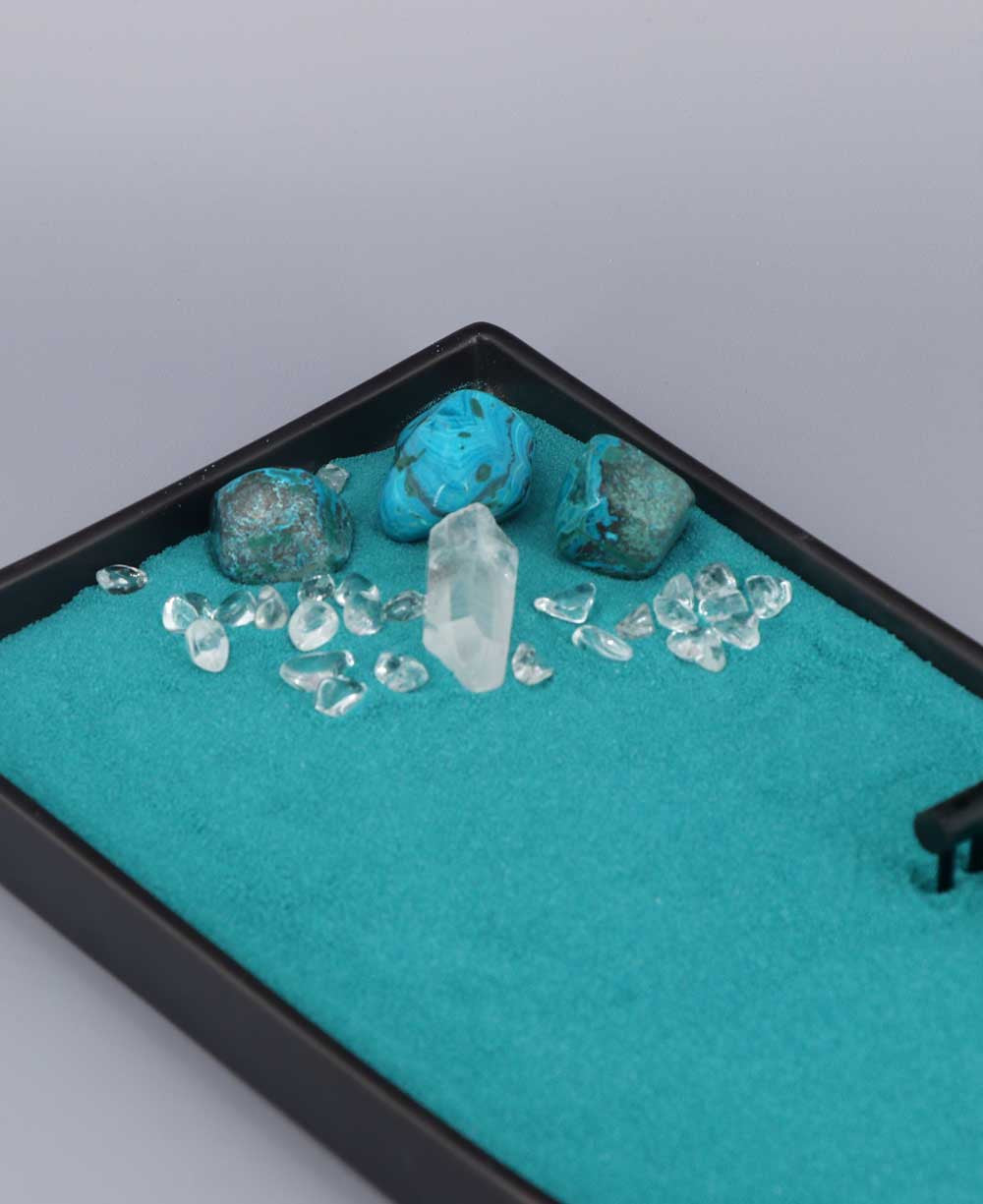Throat Chakra Chrysocolla Meditation Zen Garden - Zen Garden