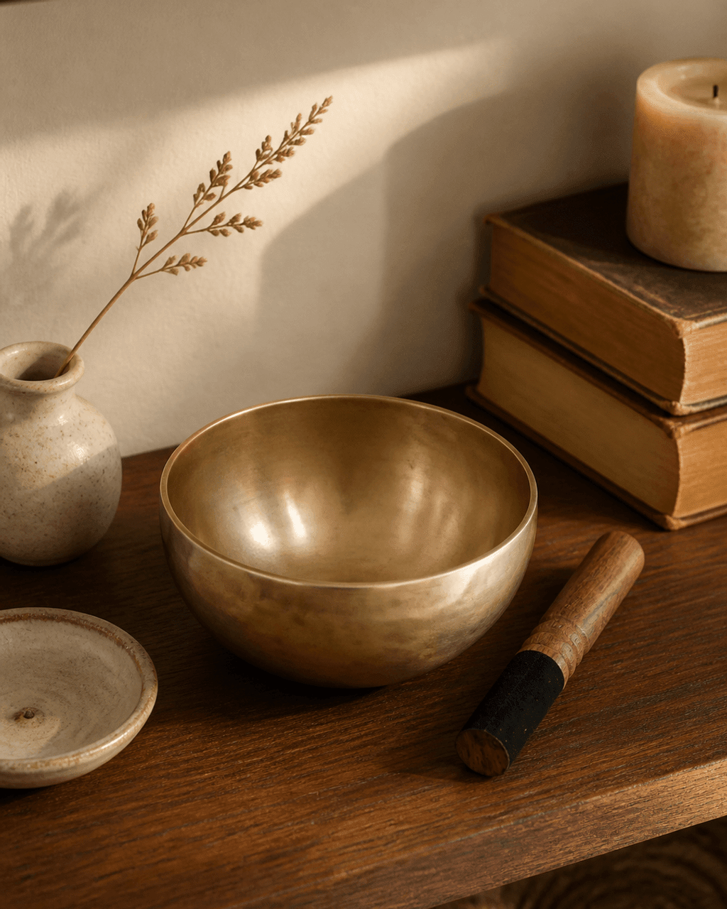 Traditional Tibetan Singing Bowl, 8 Inches - Hand Bells & Chimes
