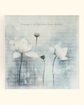 Tranquil Lotus Inspirational Canvas Print Wall Art - Posters, Prints, & Visual Artwork