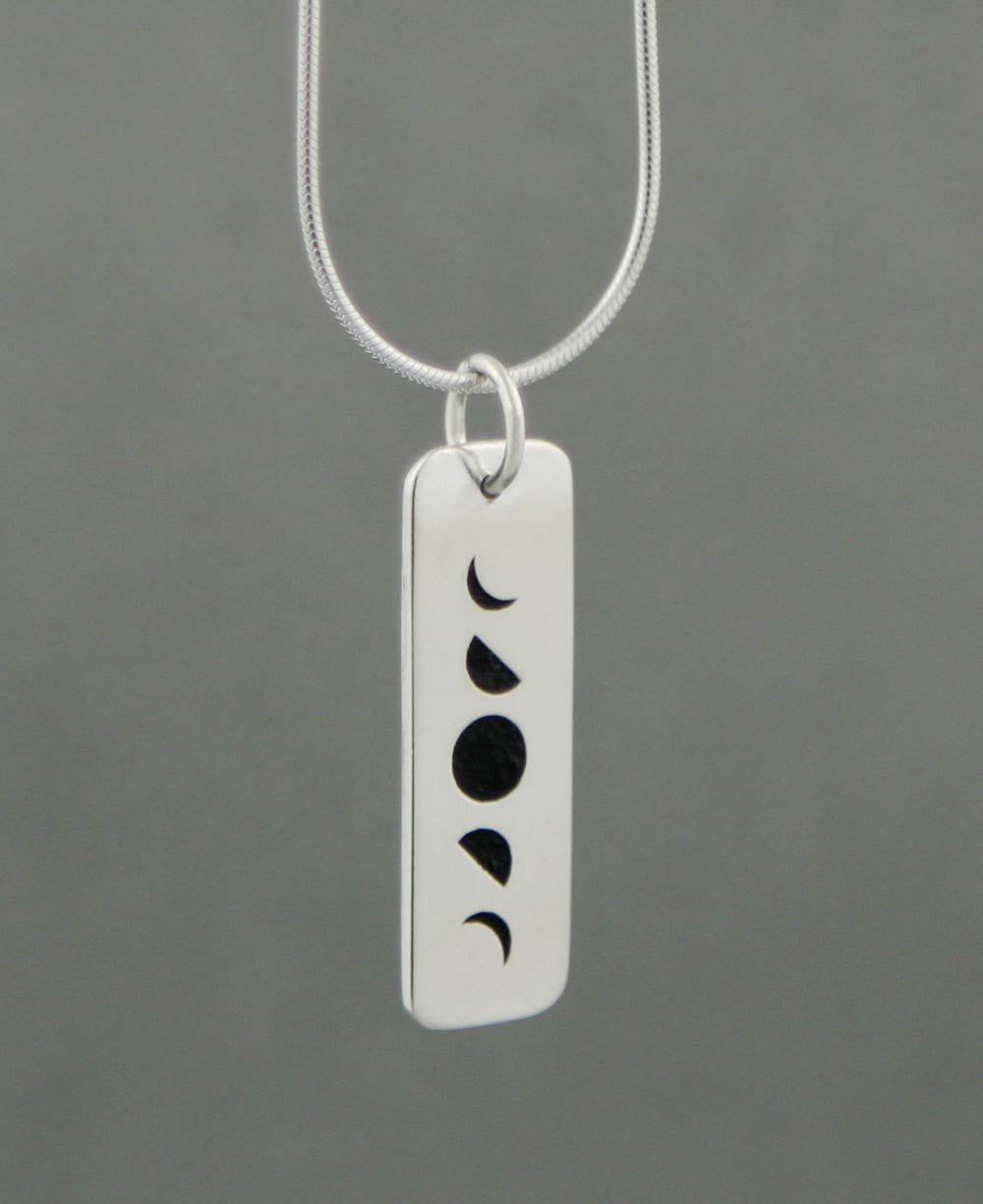 Trust the Journey Buddha Groove Sterling Silver Moon Pendant - Charms & Pendants