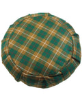 Zafu Cushion in Green and Sienna Brown - Massage Cushions
